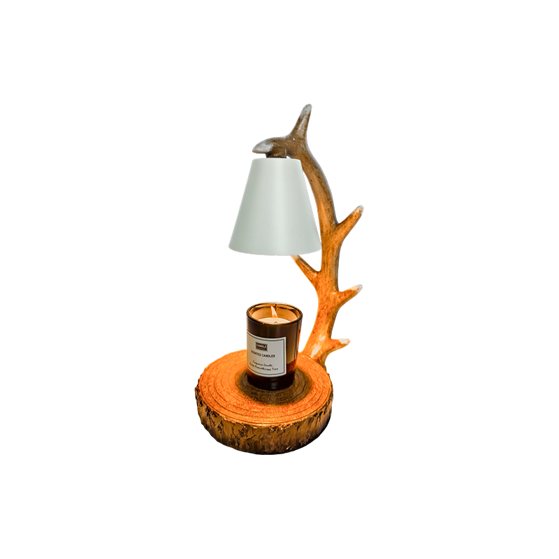 Prírodou inšpirovaná lampa na ohrievanie sviečok - Jelení dych
